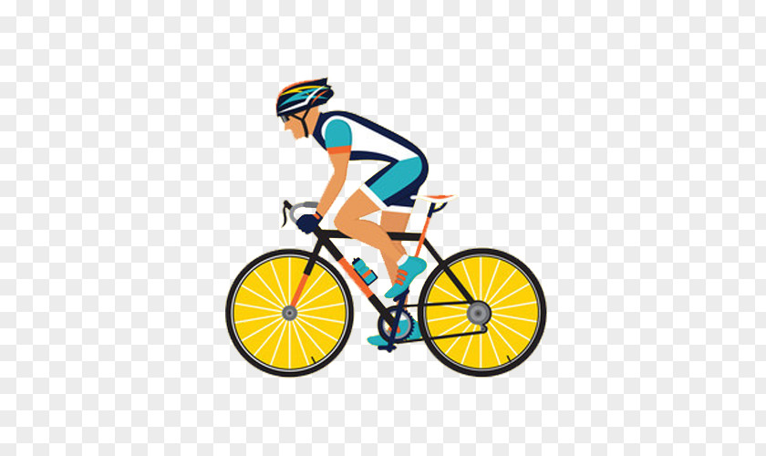 Cycling Euclidean Vector Illustration PNG