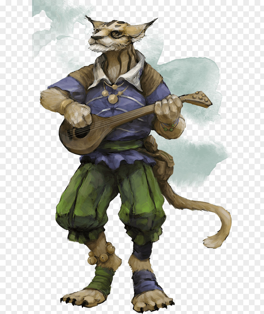 Dungeons And Dragons Female Cleric & Tabaxi Druid Forgotten Realms Bard PNG