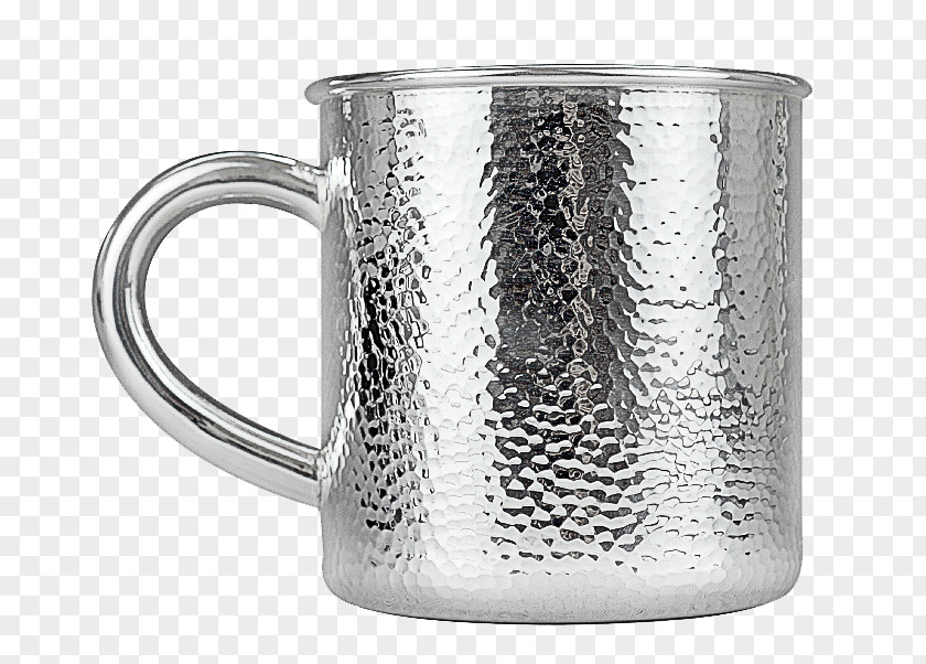 Exquisite Silver Cup PNG
