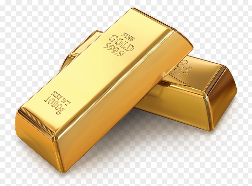 Gold Bar Bullion Clip Art PNG