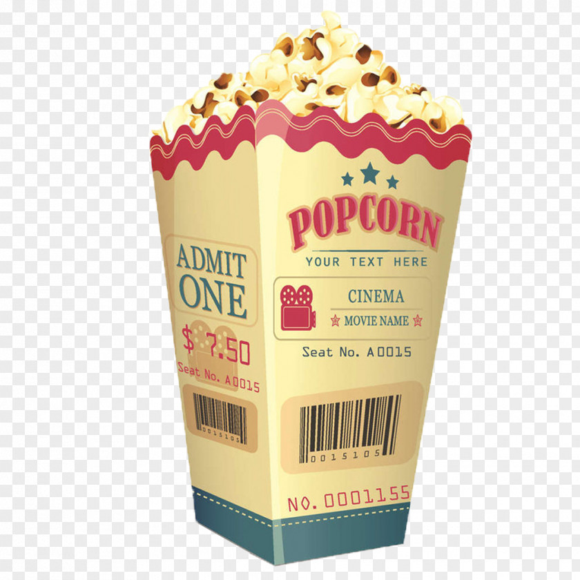 Popcorn Kettle Corn Cinema Stock Photography PNG