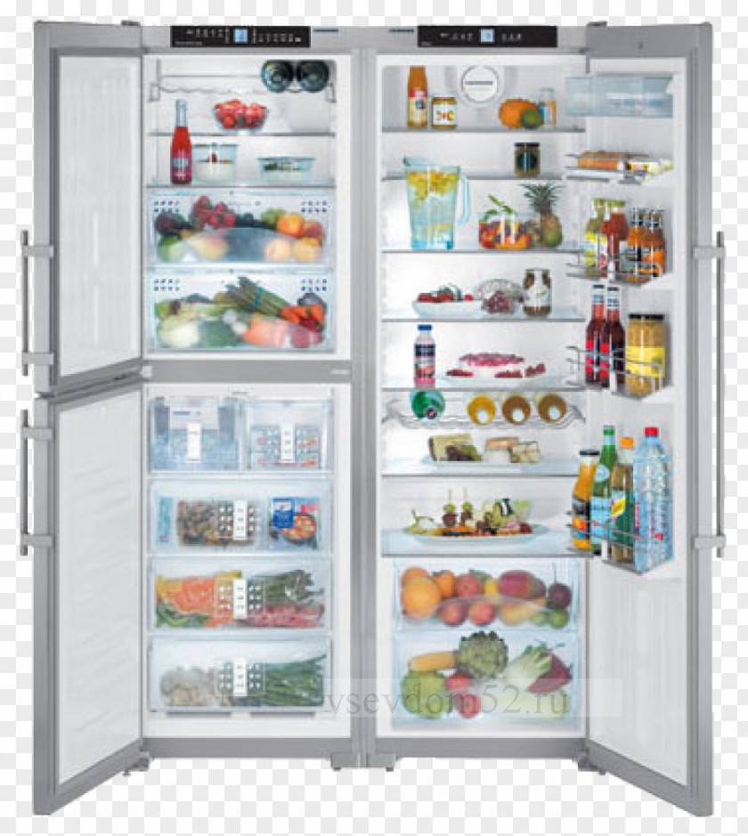 Refrigerator Liebherr Group SBSes 7353 Premium Freezers CBNes 6256 PNG