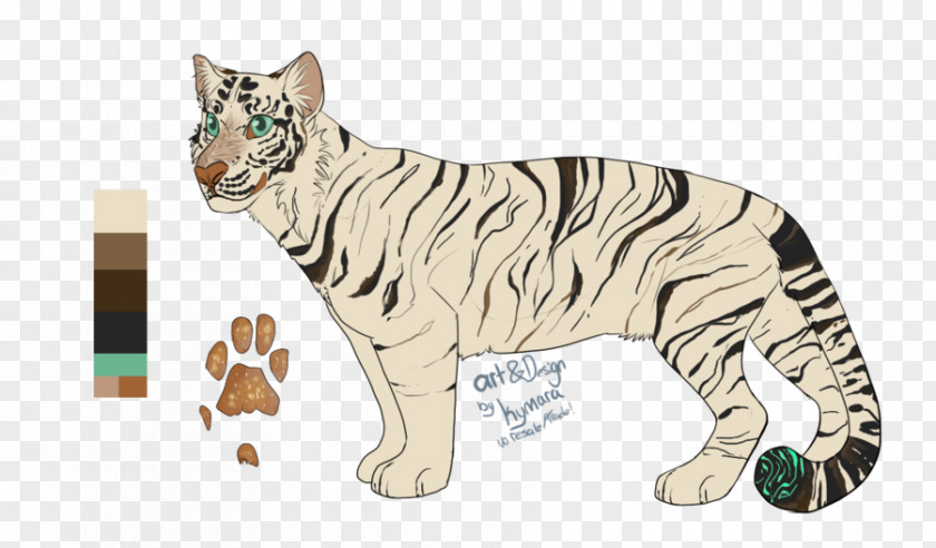 Tiger White Whiskers Cat Line Art PNG