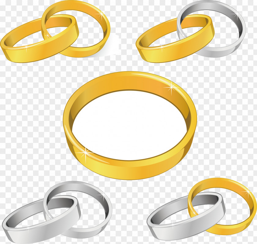 Wedding Ring Invitation PNG