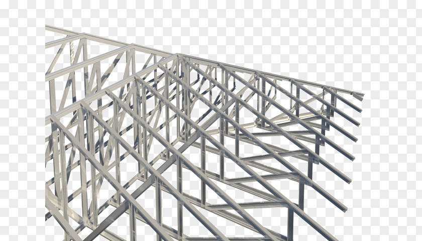 Steel Frame Structure Truss Framing PNG