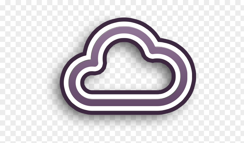 Weather Linear Icon Cloud Overcast Day PNG