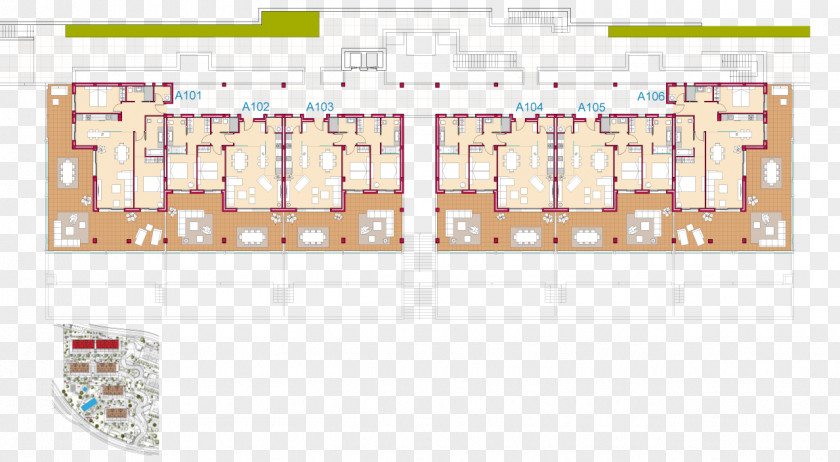 House 3D Floor Plan Storey PNG