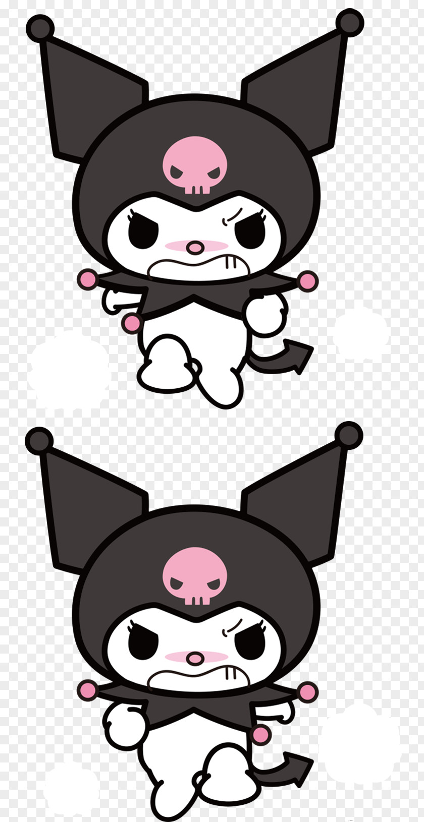 Cat Cartoon Kuromi Clip Art PNG