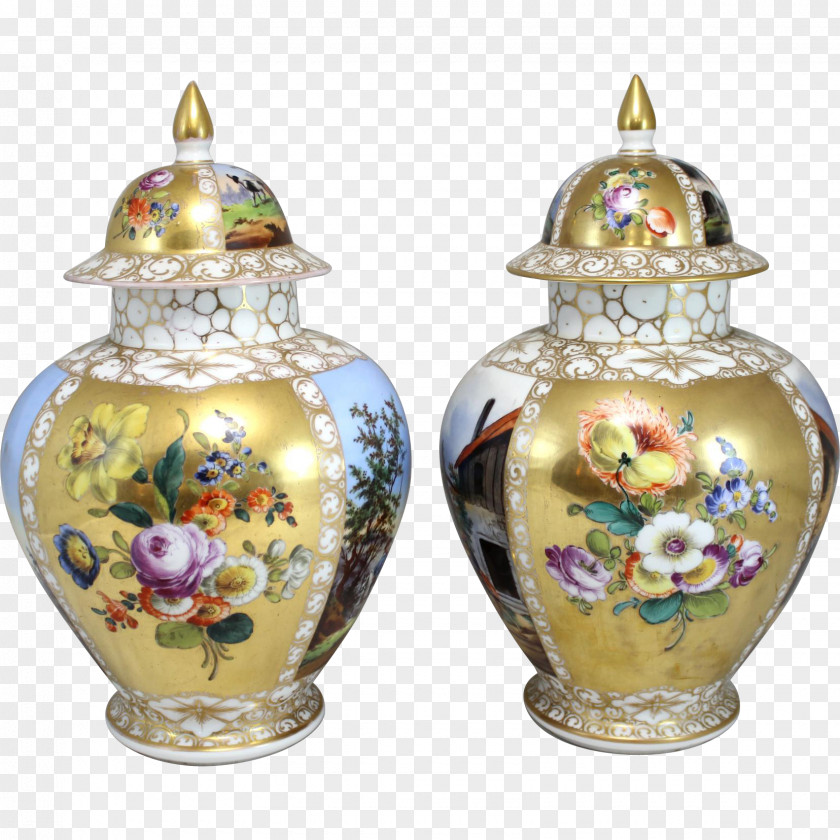 Vase Porcelain Meissen Tableware Pottery PNG