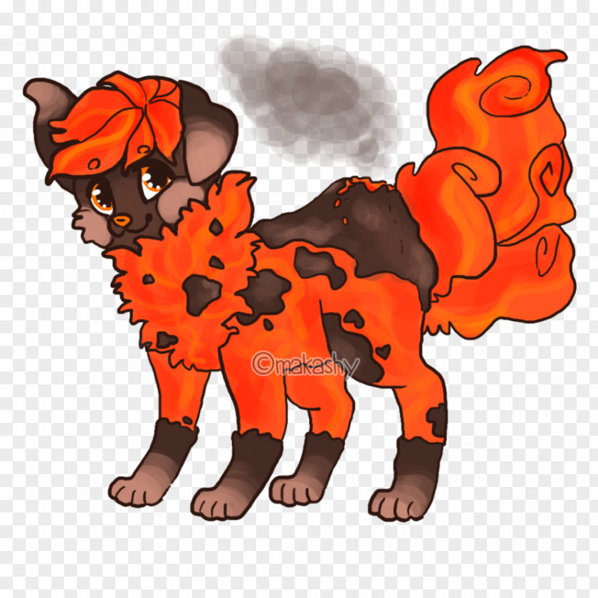 Volcano Cat Art PNG