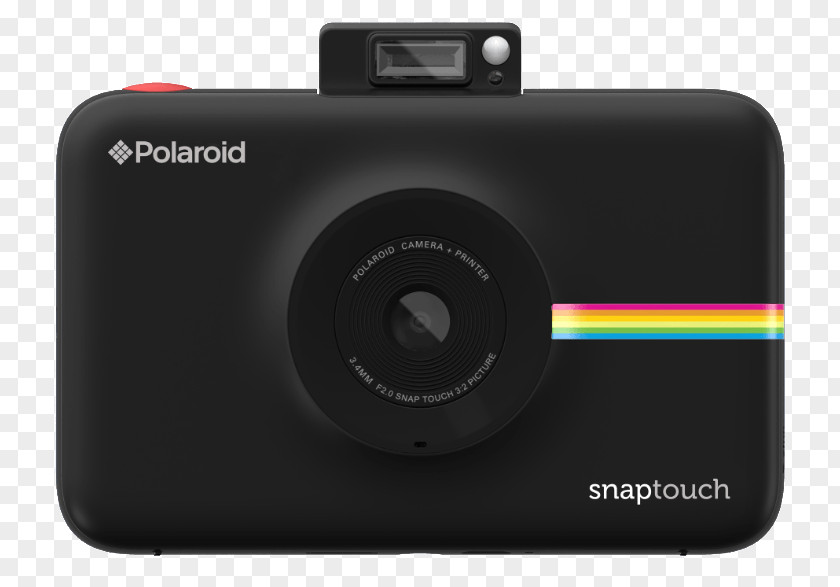 1080pBlush Pink Polaroid Snap Touch Instant Print Digital Camera With LCD Display Black Ink Camera, BlackCamera 13.0 MP Compact PNG