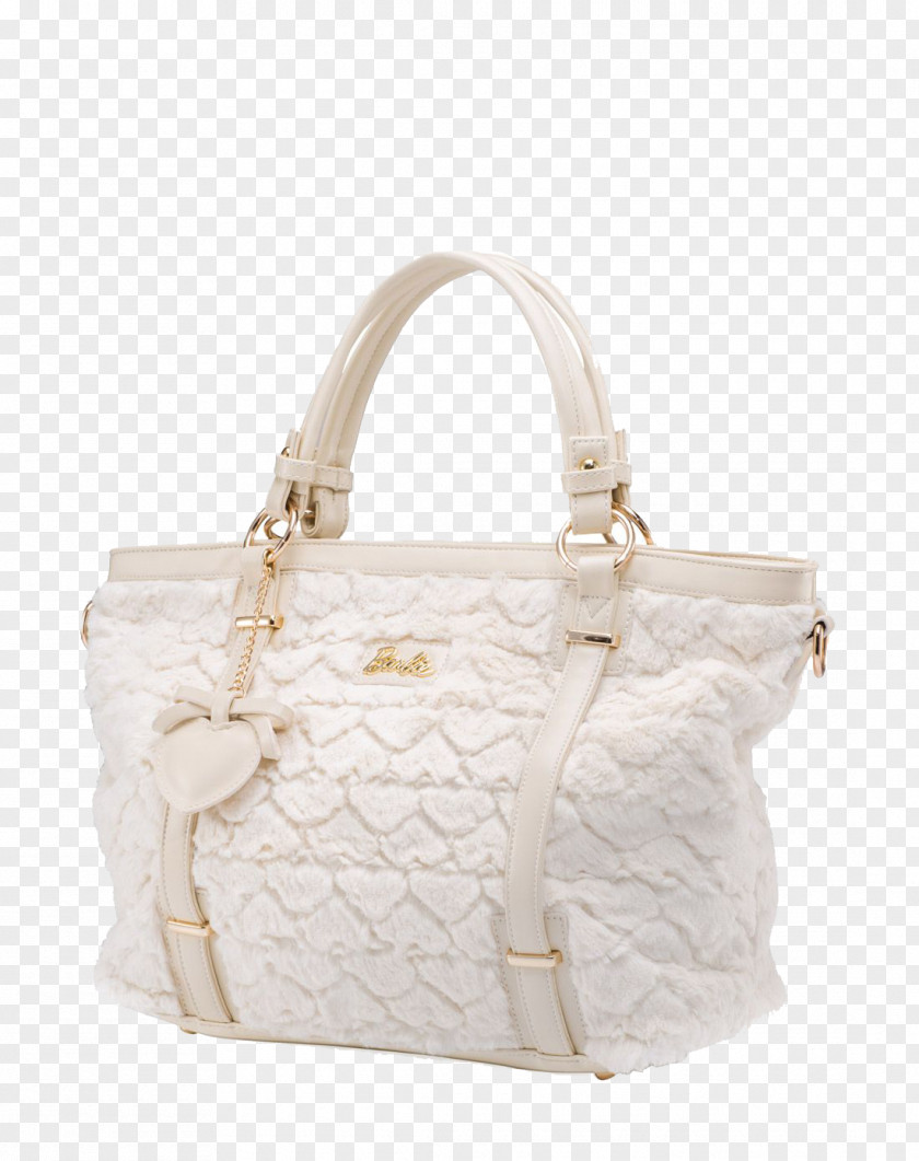 Barbie White Hair Handbag Tote Bag PNG