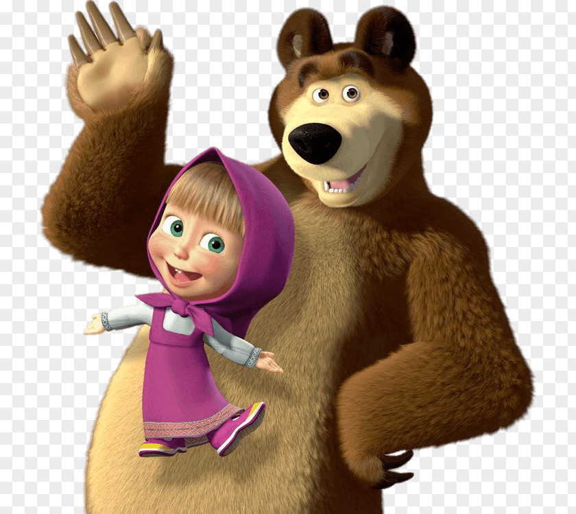 Bear Masha And The Clip Art PNG