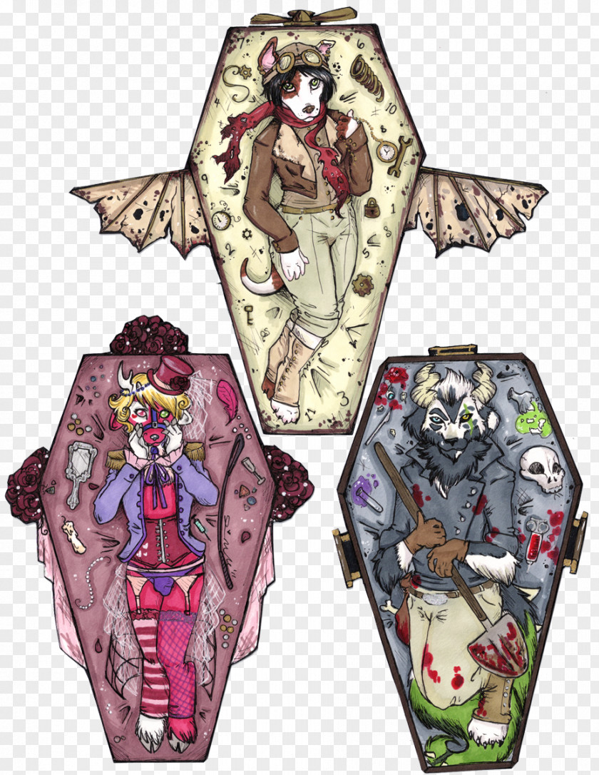 Coffin Costume Design Character Outerwear Fiction PNG