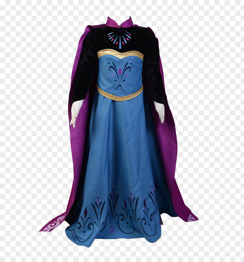 Elsa Robe Anna Costume Dress PNG