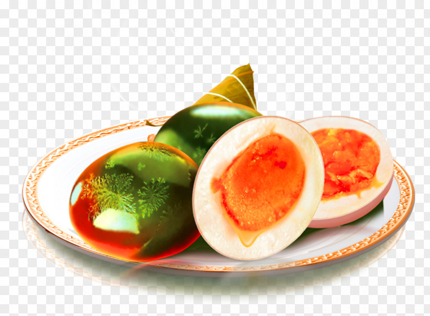 Green And Fresh Preserved Eggs Decorated Egg Decoration Pattern Salted Duck Zongzi Congee Chinese Cuisine PNG