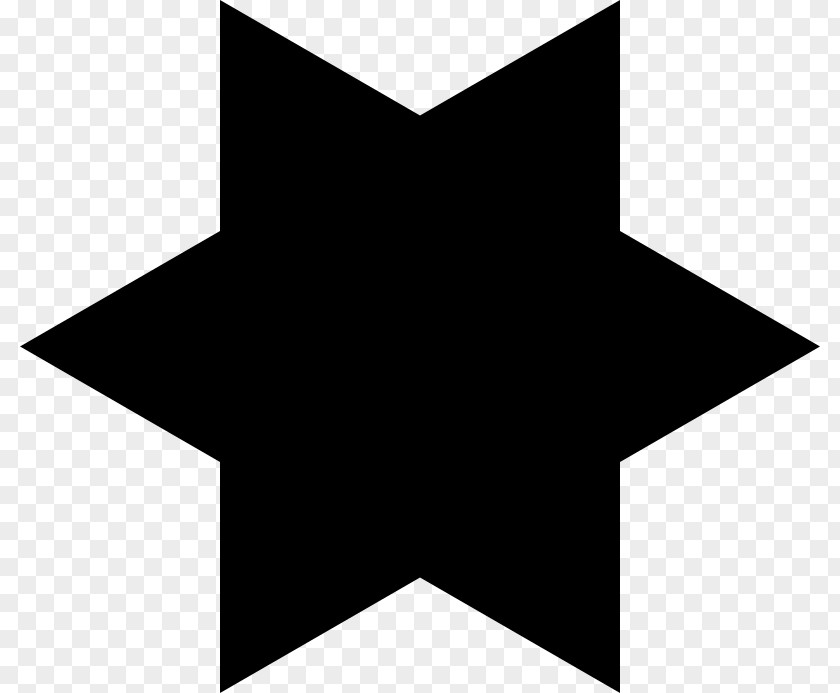 Six Clipart Five-pointed Star Hexagram Clip Art PNG