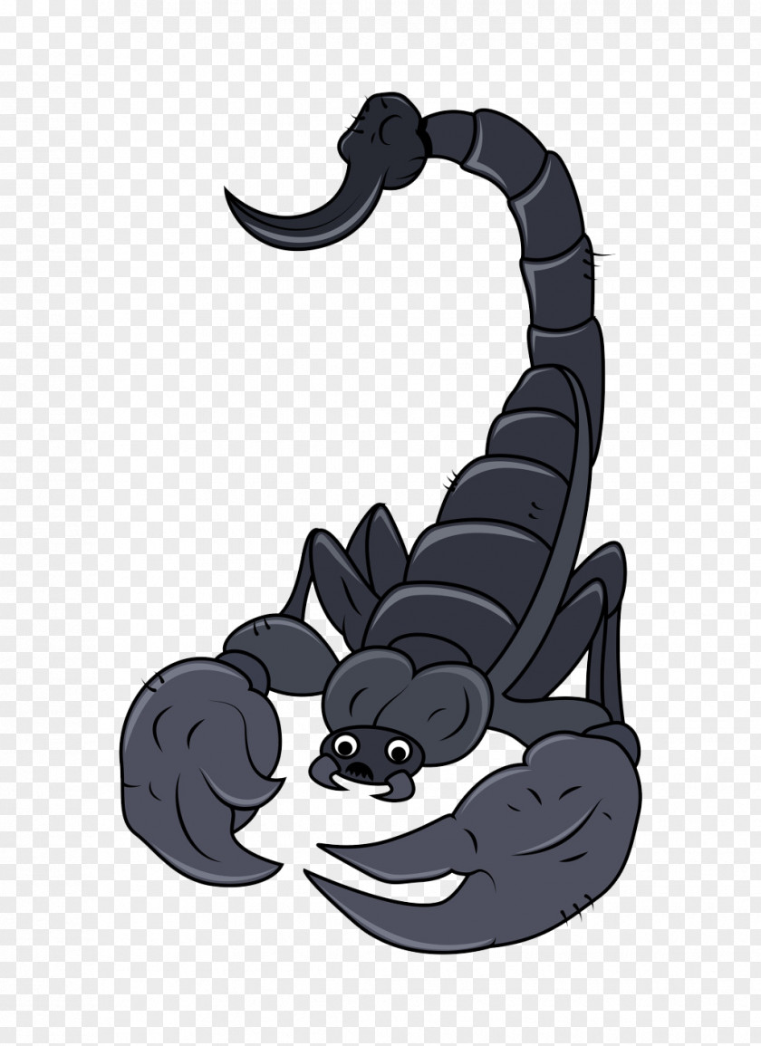 Black Scorpion Euclidean Vector Illustration PNG