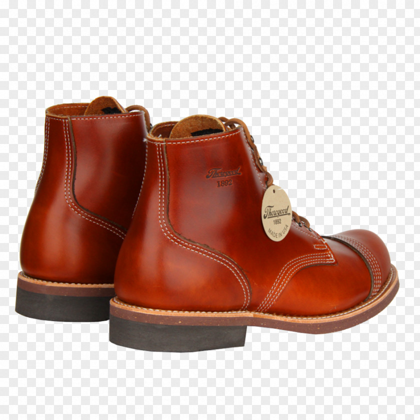 Boot Leather Dodgeville Cognac Shoe PNG