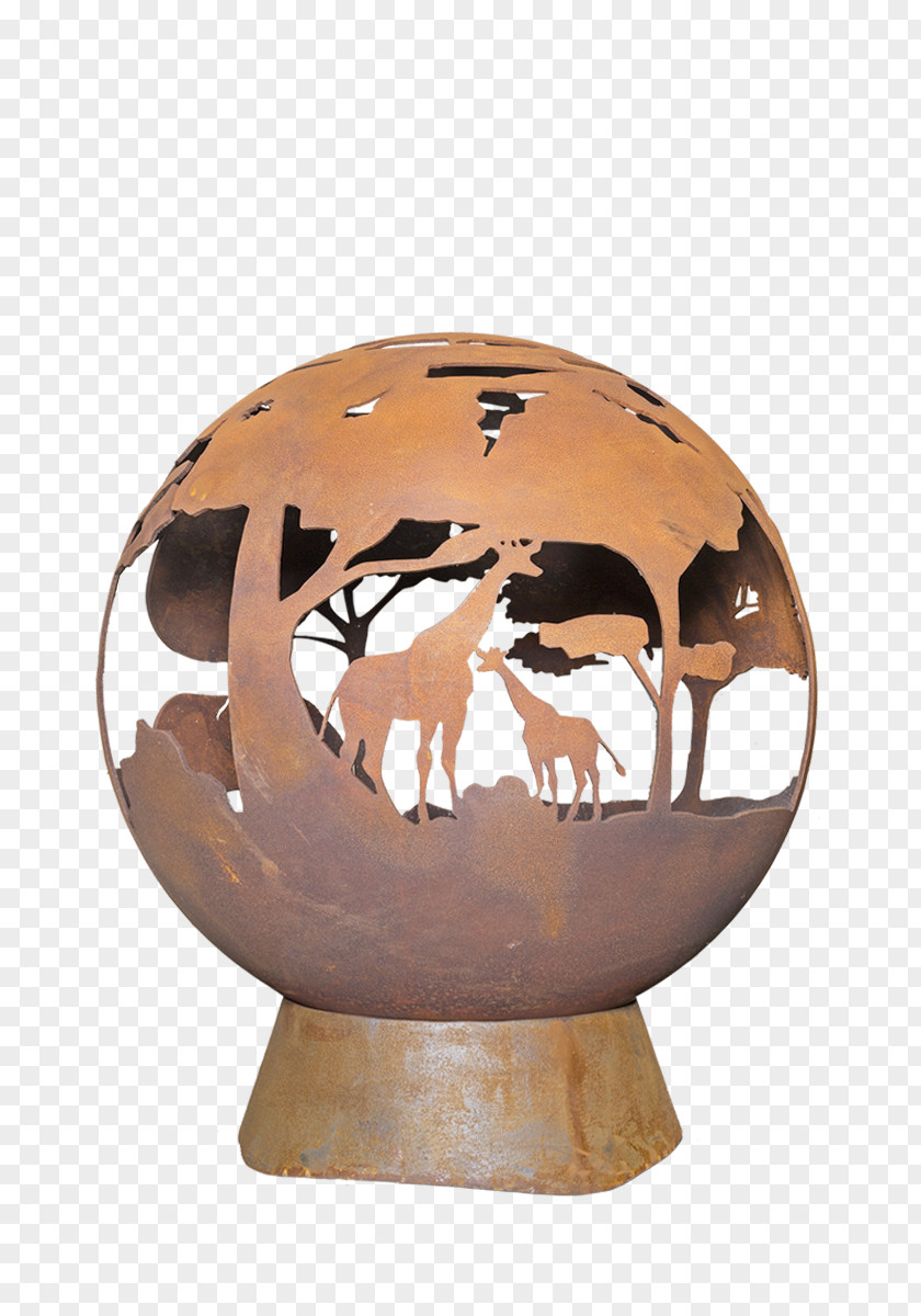 Globe Fire Pit Africa Sphere PNG