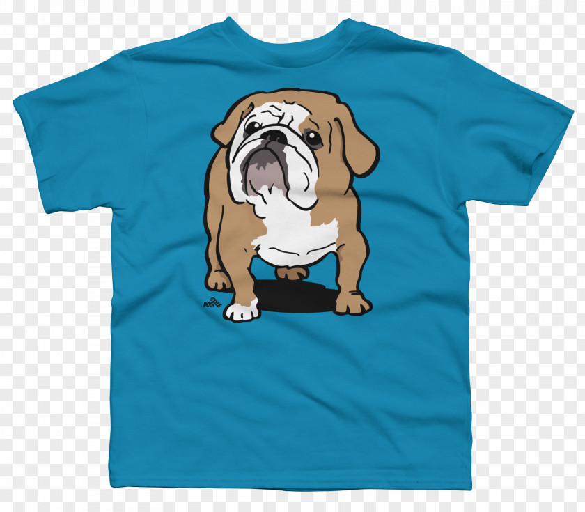 Bull Dog T-shirt Bulldog Sleeve Outerwear PNG