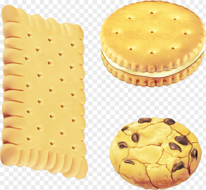 Cracker Junk Food Yellow Cookies And Crackers Biscuit Baked Goods Snack PNG