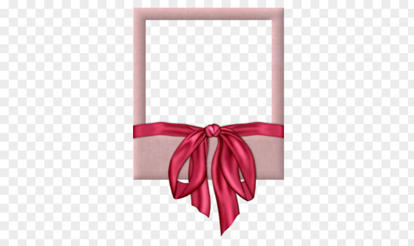 Curta Red Ribbon Picture Frames Image PNG