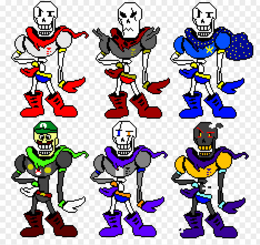 Sprite Undertale Pixel Art Papyrus PNG