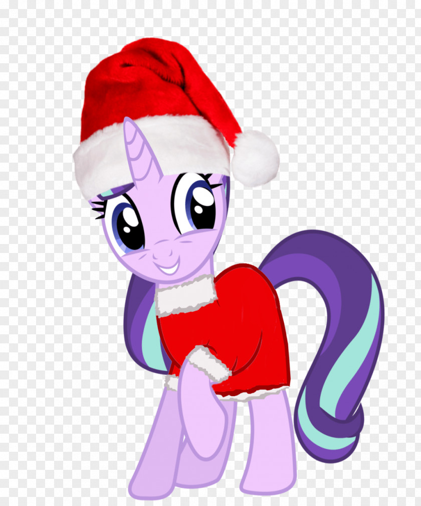 Starlights Pony Christmas Clip Art PNG