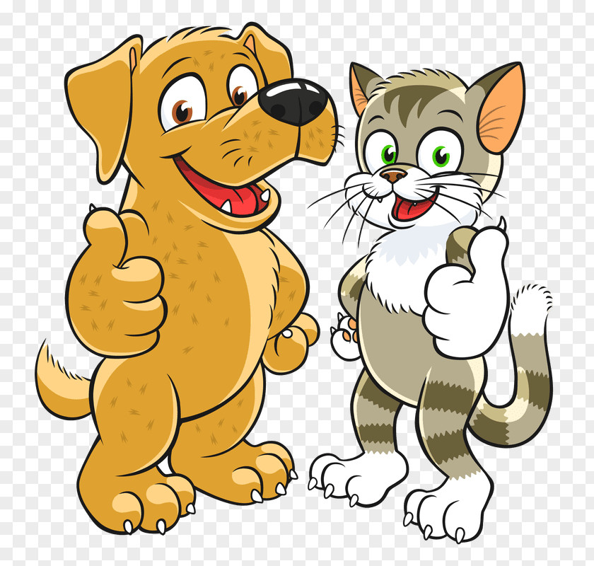 Dog Cat Thumb Signal Vector Graphics Stock Photography PNG