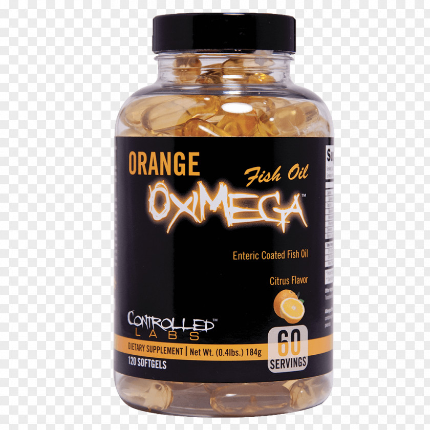 Fish Oil Dietary Supplement Orange Nutrition Multivitamin PNG