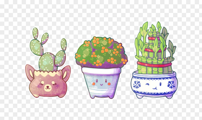 Lucky Bamboo Painted Cactus Cactaceae PNG