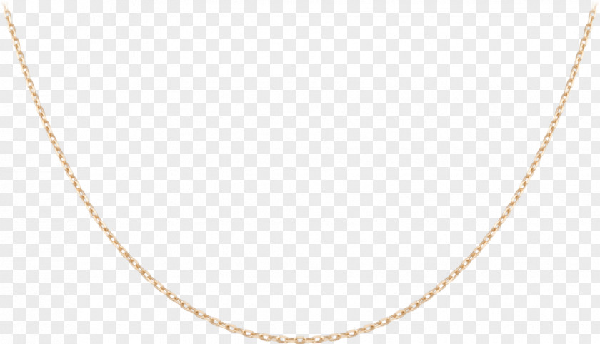 Gold Chain Necklace Jewellery Cartier PNG