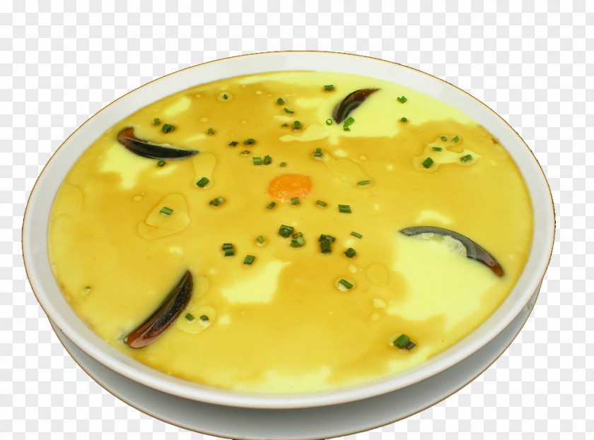 Golden Egg Drop Soup Chinese Steamed Eggs Vegetarian Cuisine PNG