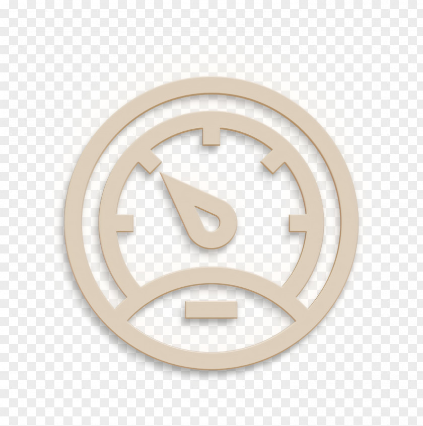 Logo Oval Speedometer Icon Auto Racing Speed PNG