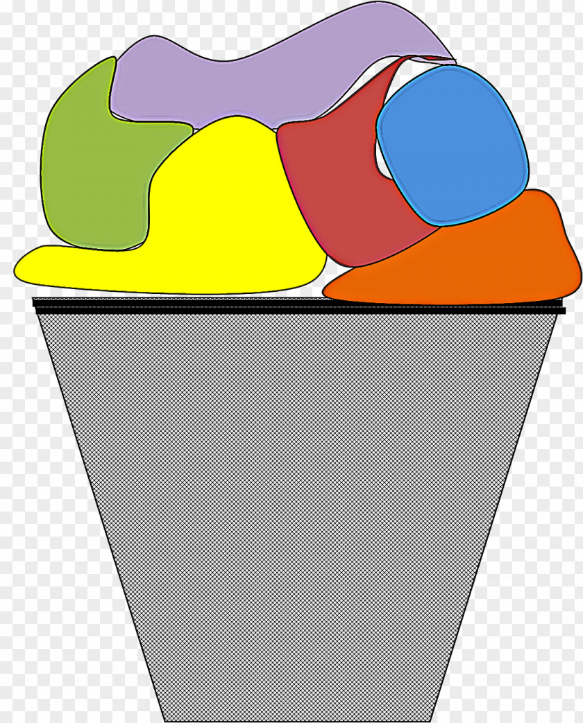 Frozen Dessert Waste Containment Clip Art Yellow Food Side Dish Container PNG