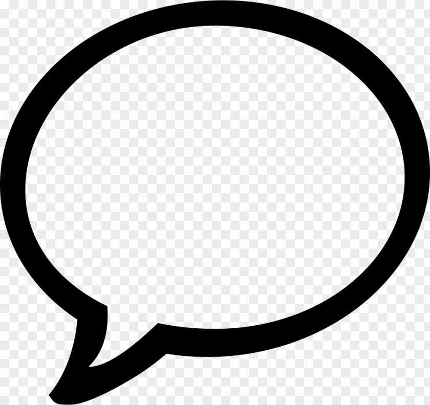 O Oval Online Chat Speech Balloon PNG
