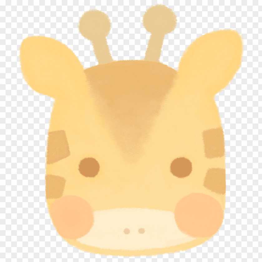 Giraffe Cartoon Pattern PNG