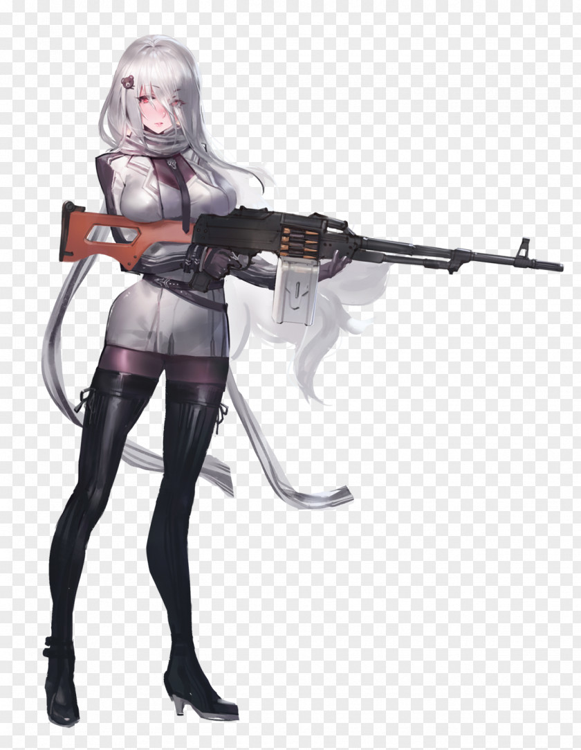 Girls' Frontline PK Machine Gun Weapon Anime PNG machine gun Anime, others clipart PNG