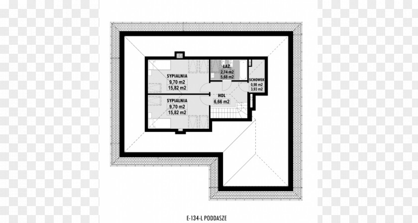 House Floor Plan Garage Hip Roof PNG