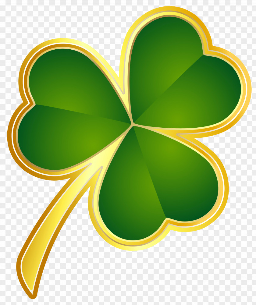 St Patricks Day Gold Shamrock PNG Clipart Republic Of Ireland Saint Patrick's PNG