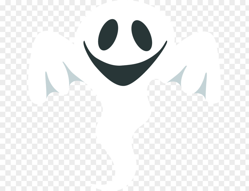 Creative Halloween Ghost Black And White Festival Cartoon PNG