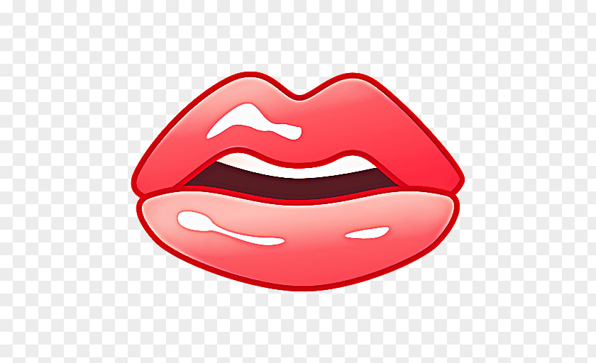 Lipstick Tooth Emoji Face PNG
