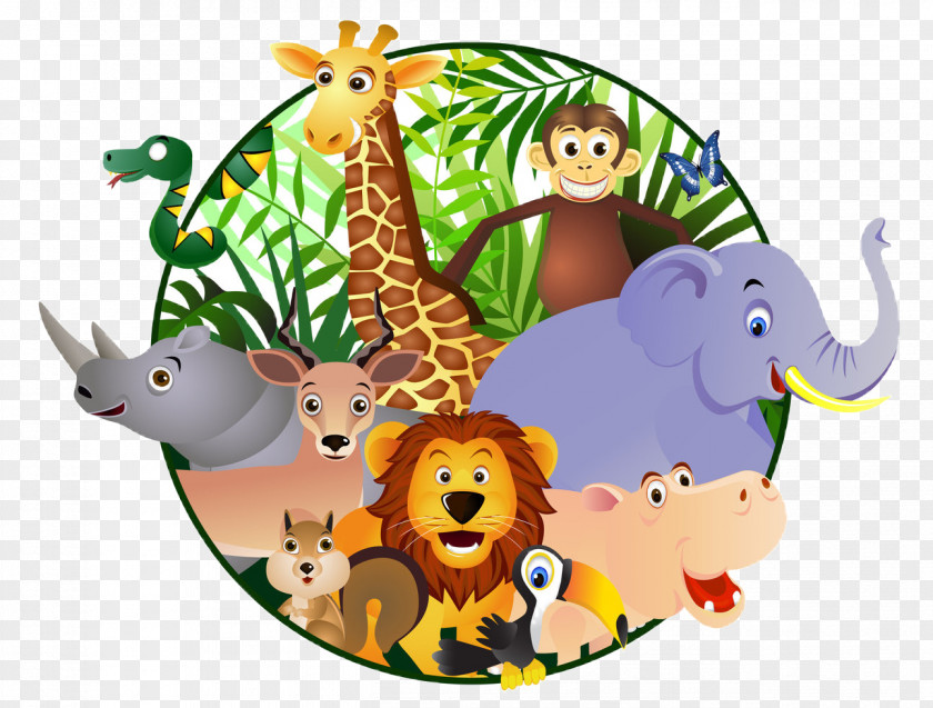 Orangutan Safari Cartoon Clip Art PNG