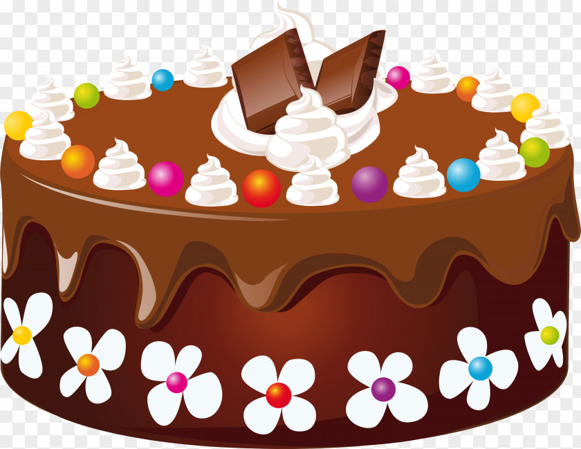 Brown Torte Cake Decorating Supply Food Dessert Chocolate PNG