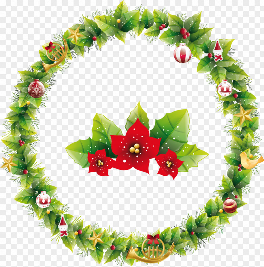 Christmas Decoration Ornament Kerstkrans Clip Art PNG