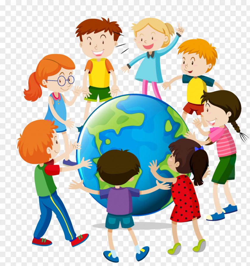 Earth Vector Graphics World Illustration Child PNG