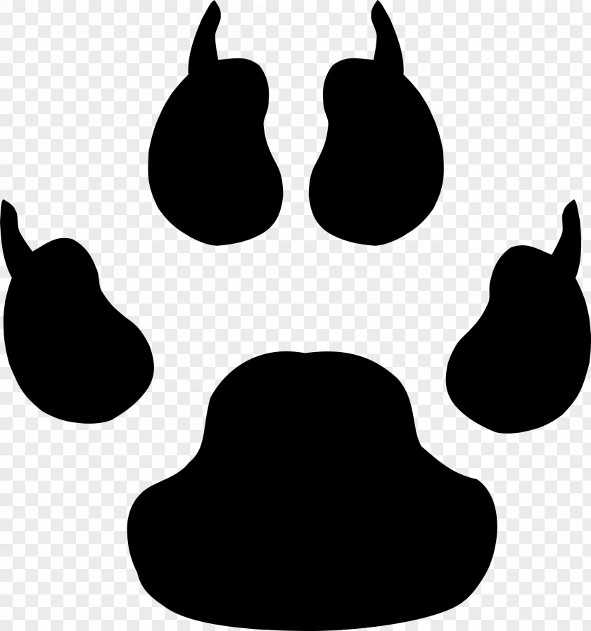 Finger Print Cat Dog Paw Clip Art PNG
