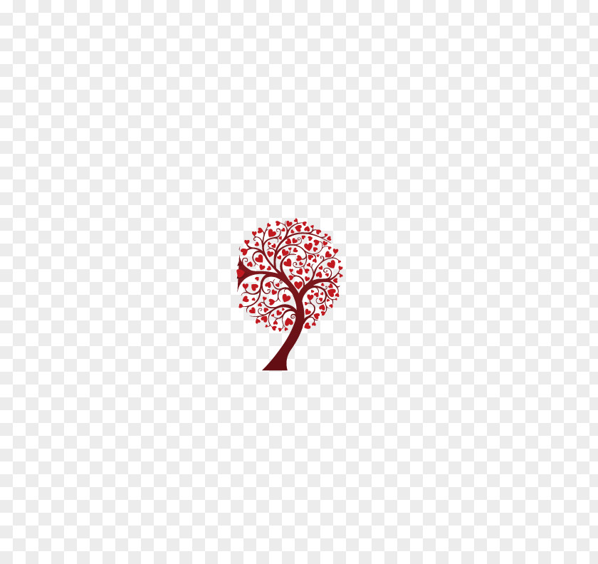 Heart Trees PNG