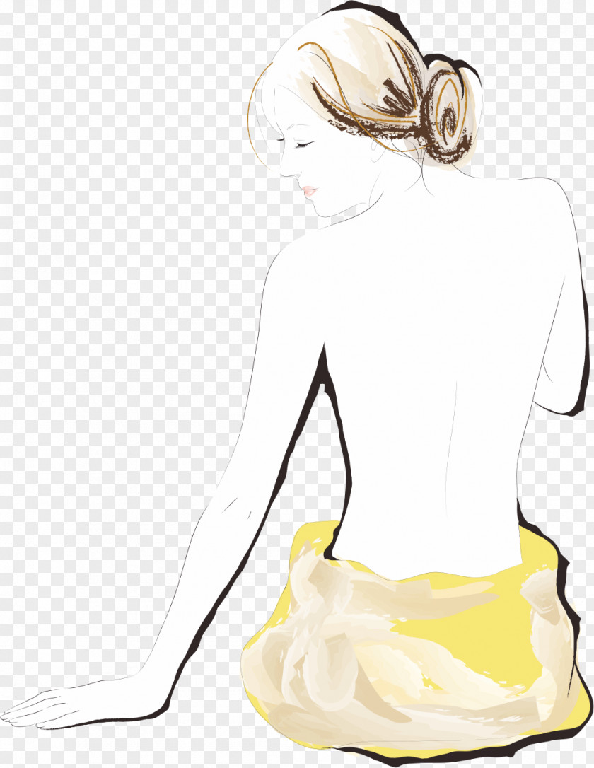 Painted Woman Clip Art PNG